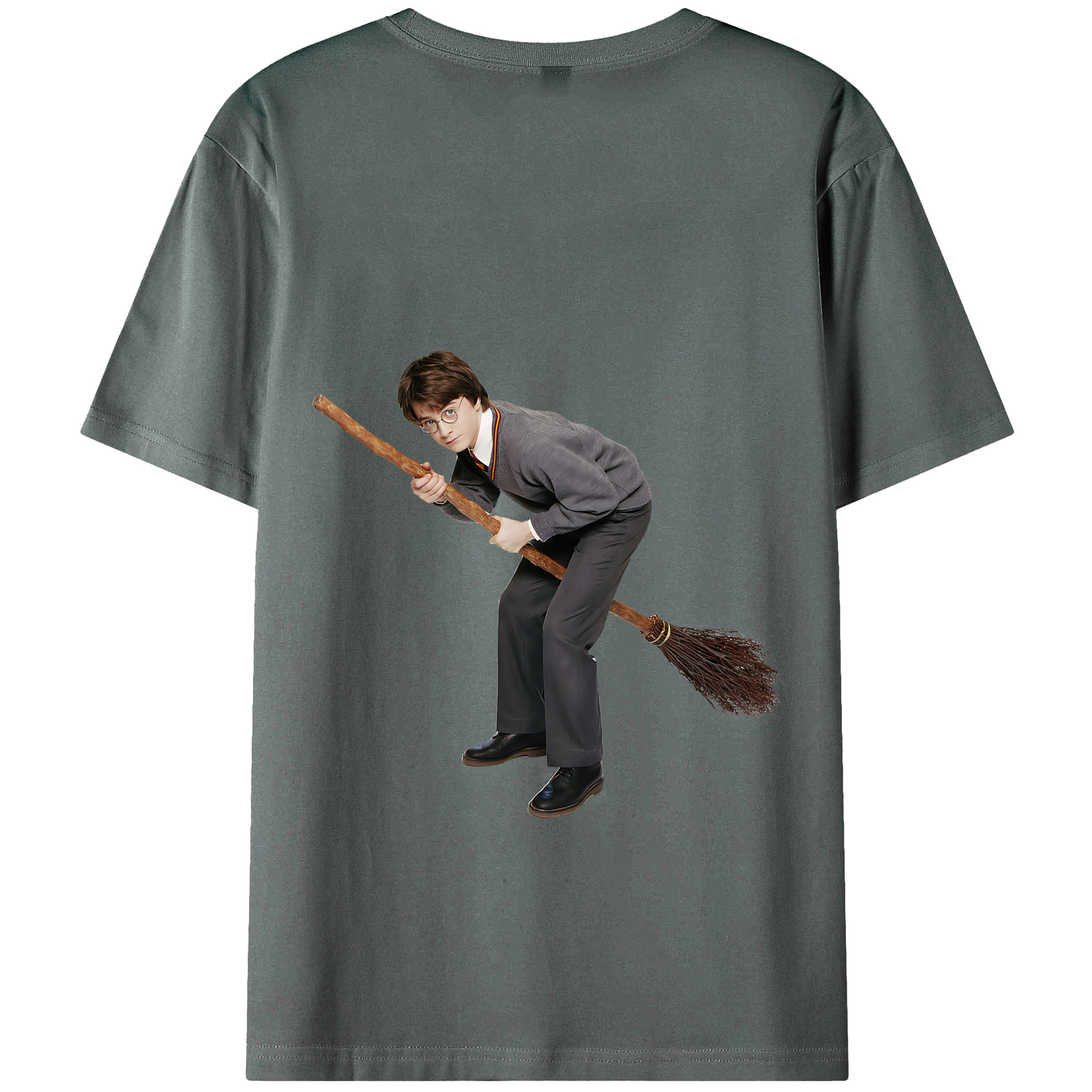 （画像用） Harry Potter ハリー・ポッターシリーズ 綿100％半袖Tシャツ（背面プリント）